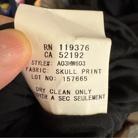 NWT Helmut Lang Skull Tie dye Dress Size M - Picture 9 of 9